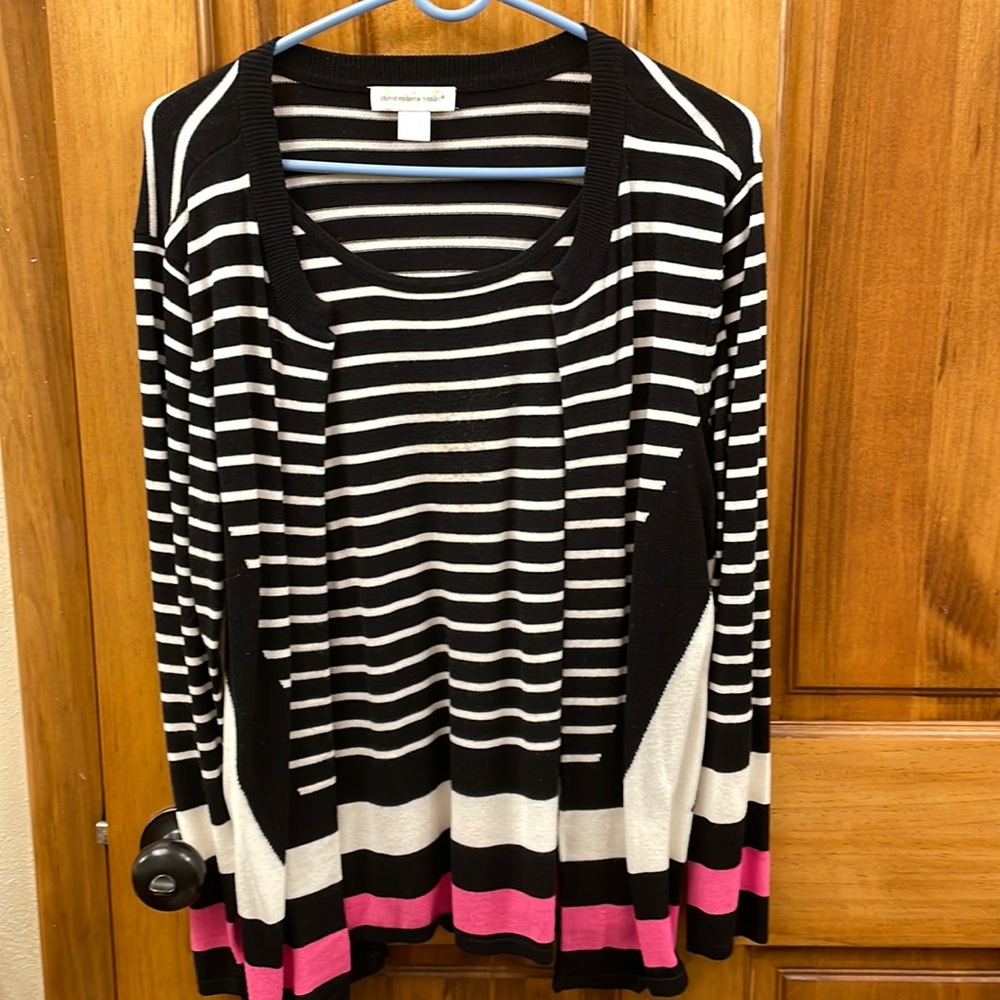 One piece cardigan set